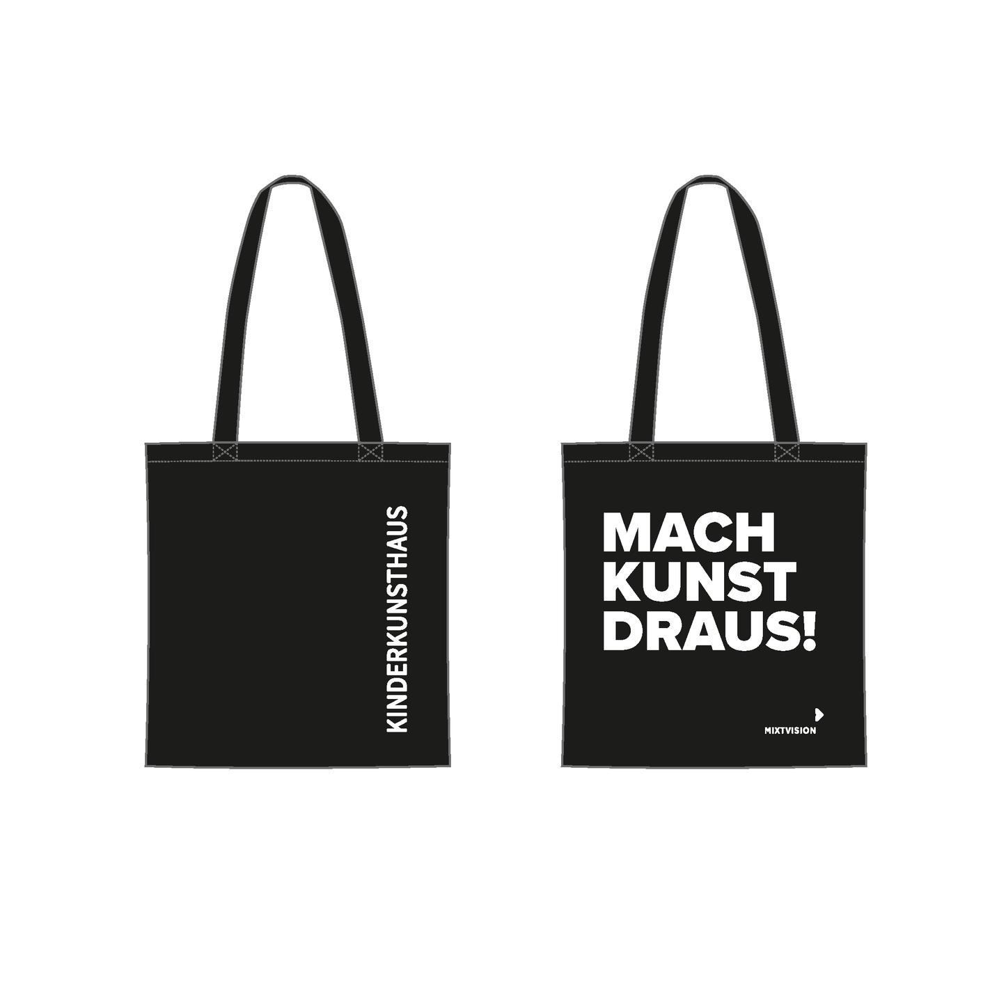 Stofftasche "MACH KUNST DRAUS!"