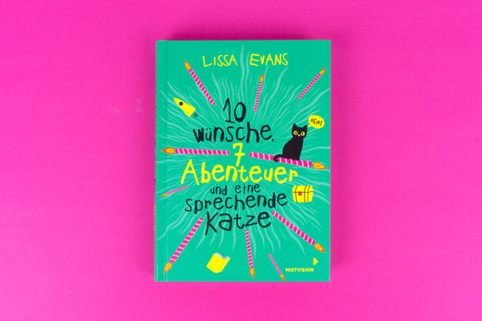 10 Wünsche, 7 Abenteuer und eine sprechende Katze 978-3-95854-188-7 Buch-Cover
